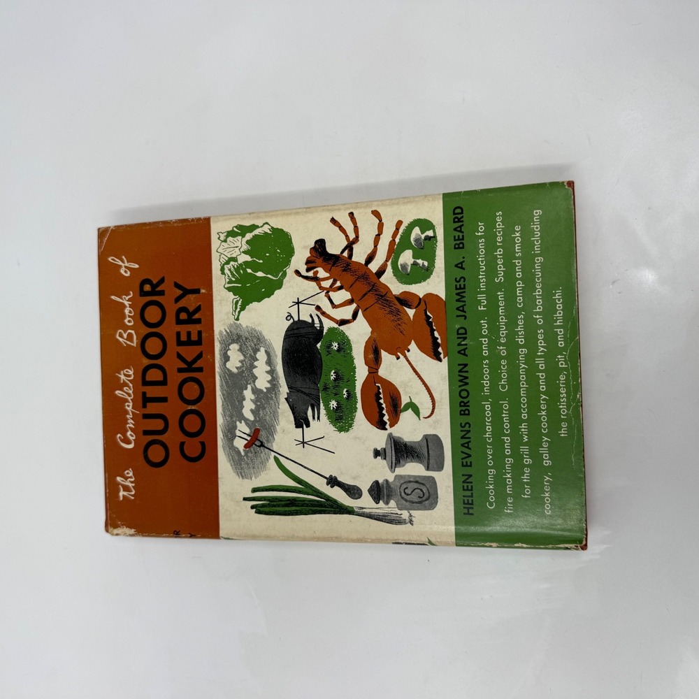 The Complete Book of Outdoor Cookery 1955 James Beard Helen Evans Brown 1st Ed